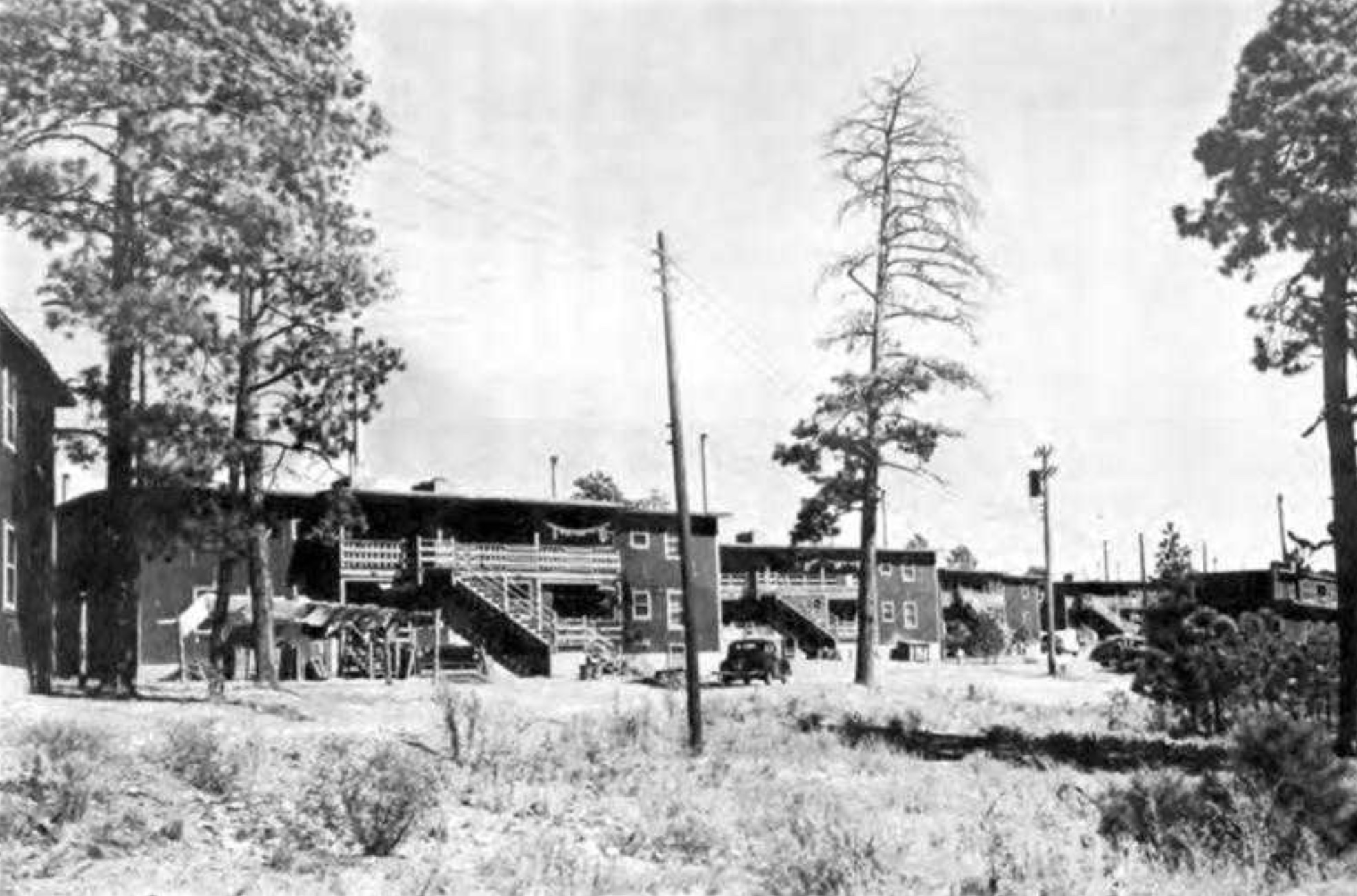 Four-family apartment units at Los Alamos 